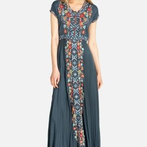 Johnny Was cassie strech maxi dress